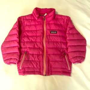Patagonia toddler down jacket